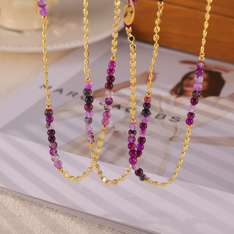 Elegant Copper Clavicle Necklace