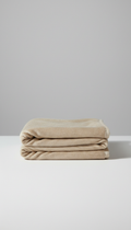 Plush Silk Beige Spa Towel