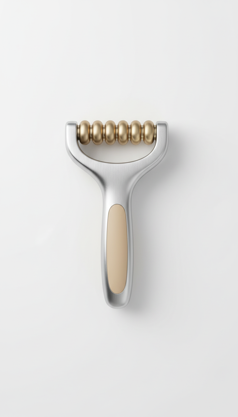 Brushed Metal Massage Roller