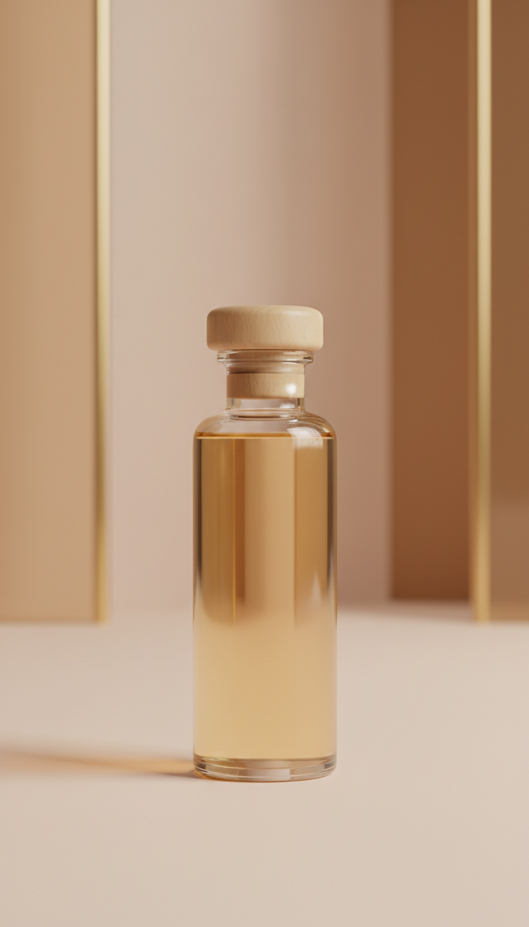 Soothing Massage Oil in Glass Bottle