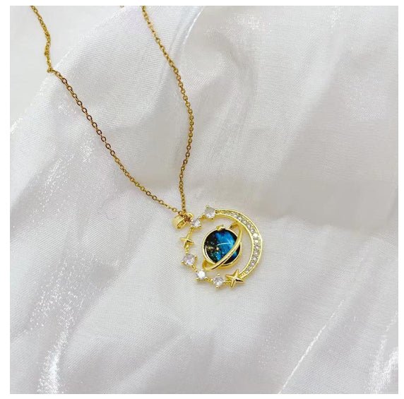 Elegant Micro-Pave Zircon Necklace