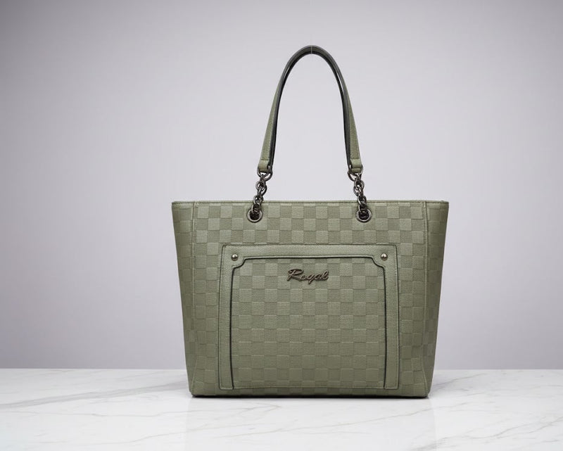Ridged Textured Shoulder Bag