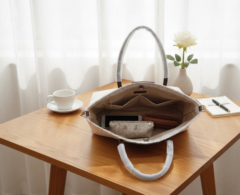Royal Monogram Tote Bag