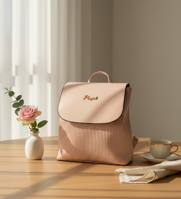 Royal Pleated Backpack