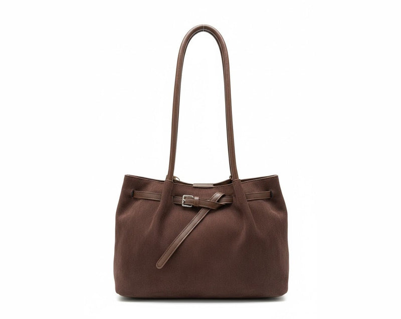 Slouchy Suede Tote Bag