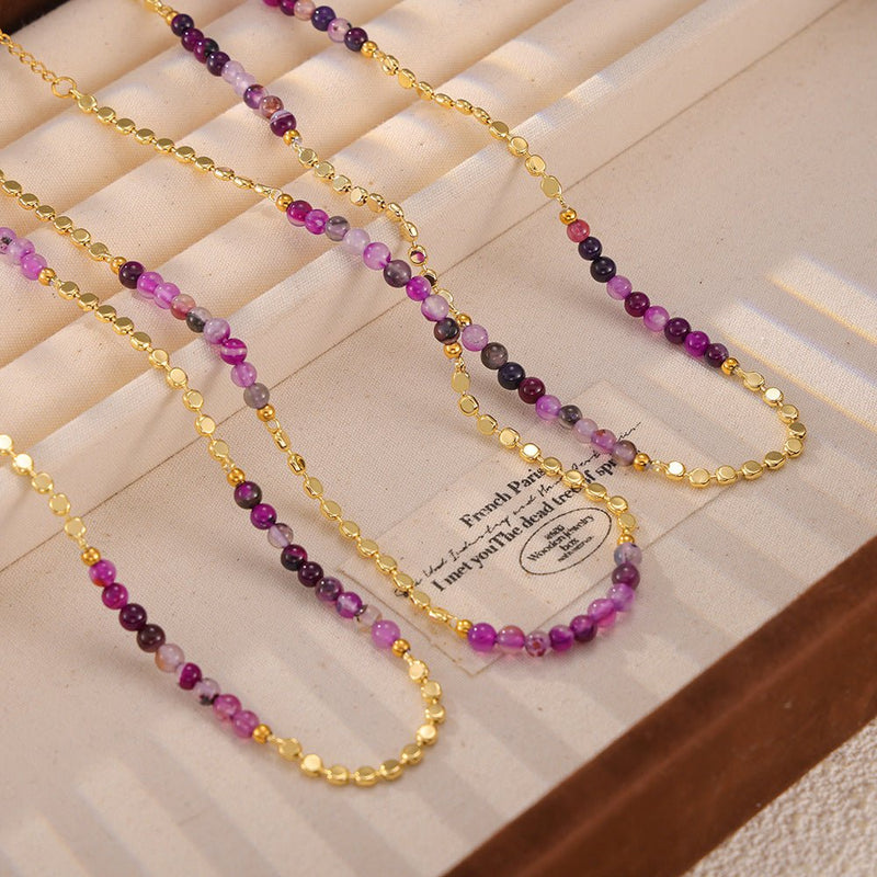 Elegant Copper Clavicle Necklace