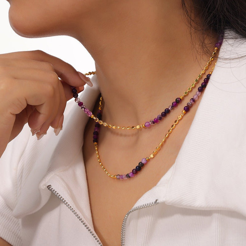 Elegant Copper Clavicle Necklace