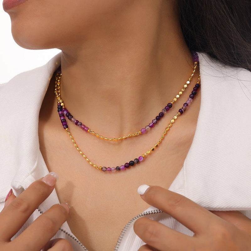 Elegant Copper Clavicle Necklace